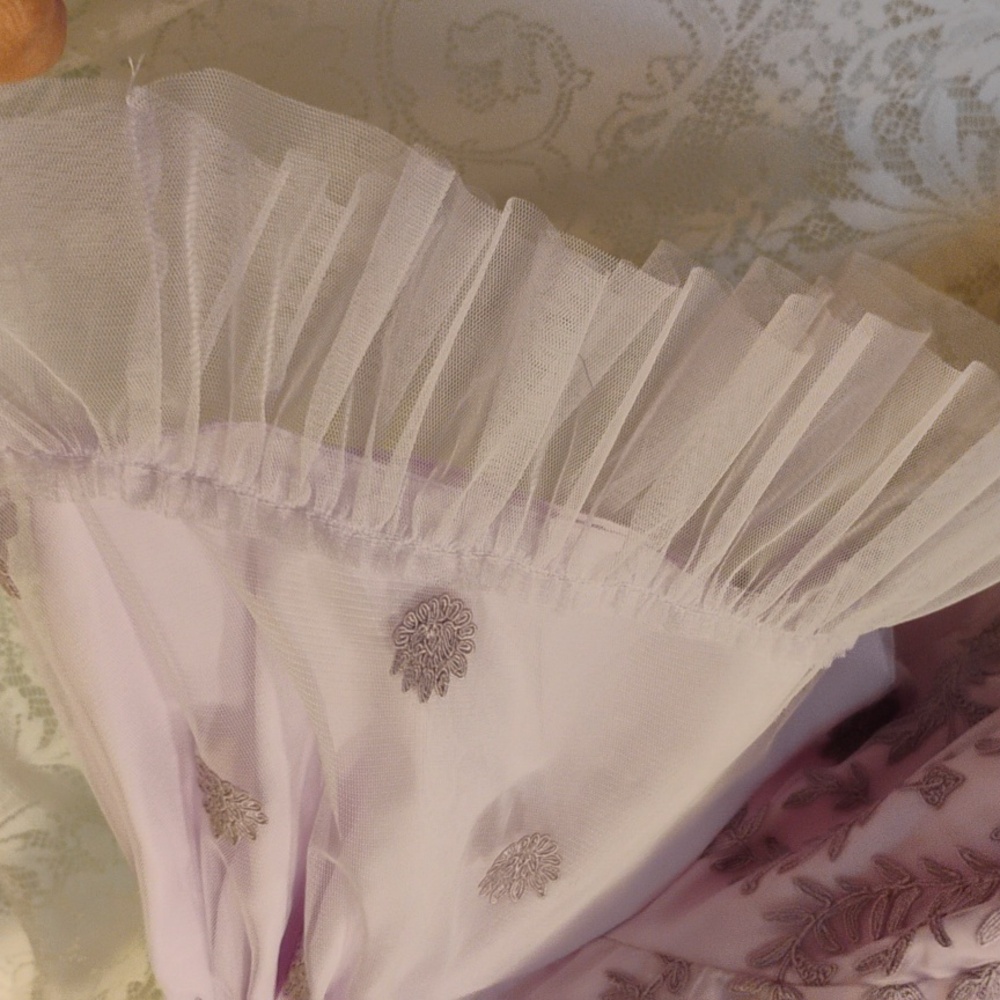 JessaKae Lavender Embellished Tulle Dress - Picture 4 of 16